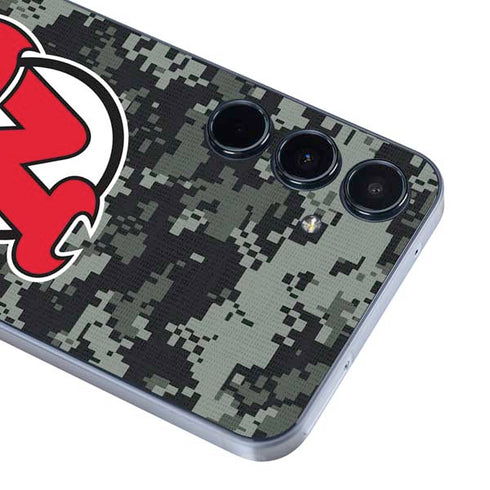 NHL New Jersey Devils Camo Galaxy A35 5G Skin